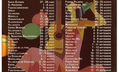 Feria y fiestas de todos los pueblos de Cordoba